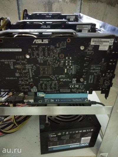Лот: 19004251. Фото: 1. Ферма для майнинга на ASUS 1060... Майнинг фермы, товары для майнинга