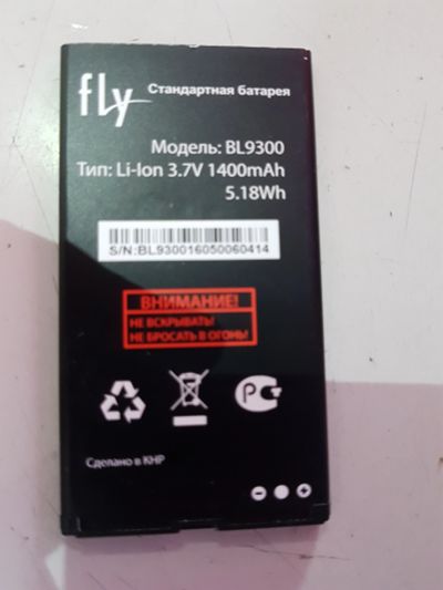 Лот: 11637235. Фото: 1. fly 9300 акб новая. Аккумуляторы