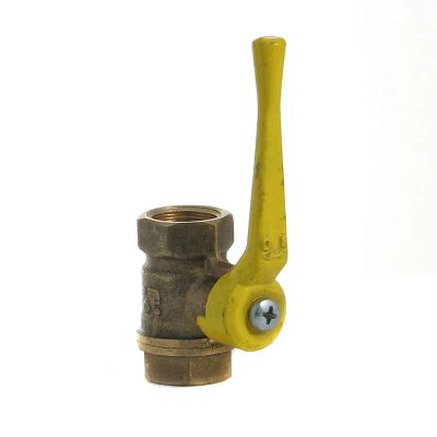 Лот: 24079435. Фото: 1. Кран для газа г-г, 1/2", ручка... Запорная и предохранительная арматура
