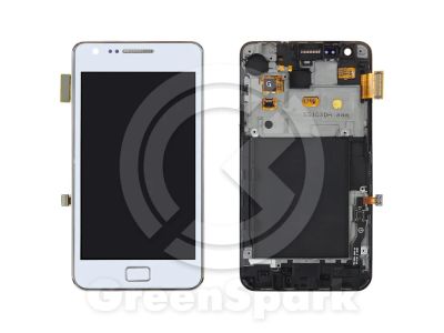 Лот: 13961370. Фото: 1. Дисплей для Samsung i9105 Galaxy... Дисплеи, дисплейные модули, тачскрины