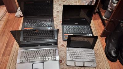 Лот: 19898186. Фото: 1. 4 неисправных ноутбука одним лотом. Ноутбуки