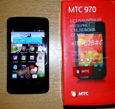 Лот: 3995260. Фото: 1. Смартфон Alcatel МТС 970Н. Смартфоны