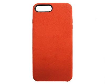 Лот: 12584926. Фото: 1. Чехол iPhone 7/8 Plus Suede красный. Чехлы, обложки