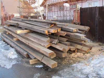 Лот: 1695232. Фото: 1. Продам брус 180*100 10м3 б/у... Другое (для дачи, дома, огорода, бани, парка)