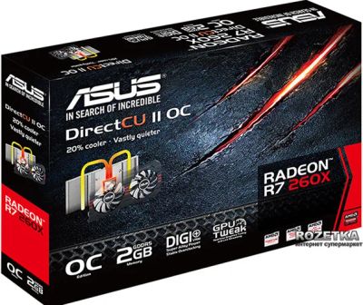 Лот: 5708523. Фото: 1. НОВАЯ Видеокарта Asus PCI-E ATI... Видеокарты
