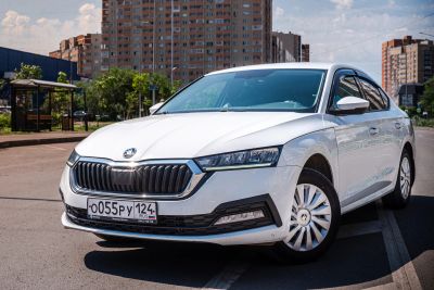 Лот: 24594151. Фото: 1. аренда Skoda Octavia 2021 АКПП. Прокат авто