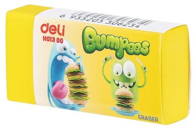 Лот: 20034150. Фото: 1. Ластик DELI Bumpees 60*50х24мм... Другое (канцелярские и офисные товары)