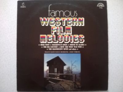 Лот: 12204223. Фото: 1. LP Famous Western Film Melodies. Аудиозаписи