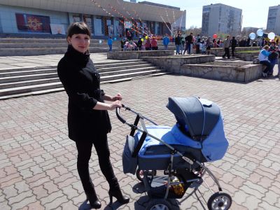 Лот: 4143515. Фото: 1. Детская коляска- трансформер от... Коляски