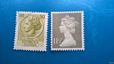 Лот: 13665860. Фото: 1. Для вашей коллекции две марки... Марки