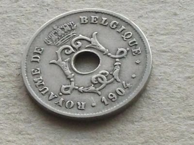 Лот: 16663825. Фото: 1. Монета 10 сантим Бельгия 1904... Европа