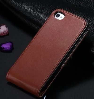 Лот: 9729675. Фото: 1. Защитный чехол книжка Iphone 4... Защитные стёкла, защитные плёнки