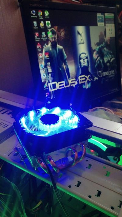 Лот: 16648286. Фото: 1. CPU Cooler Cool Storm T50 Blue... Системы охлаждения