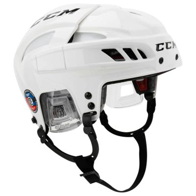 Лот: 7055429. Фото: 1. Шлем CCM Fitlite белый. Шлемы