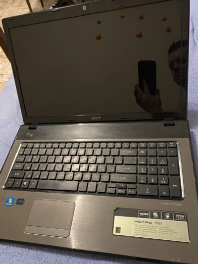 Лот: 19527125. Фото: 1. Ноутбук Acer aspire 7552g. Ноутбуки