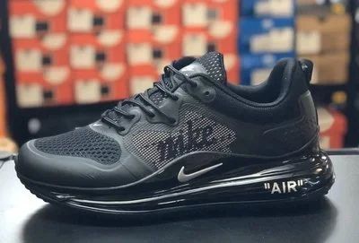 Лот: 15817698. Фото: 1. Кроссовки Nike Air Max 720 Black. Кеды, кроссовки, слипоны
