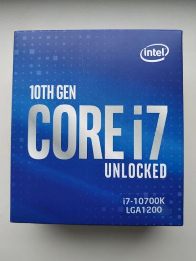Лот: 18025668. Фото: 1. Intel i7-10700k box. Процессоры