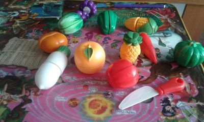 Лот: 7069783. Фото: 1. игрушки овощи (режутся ножом). Развивающие