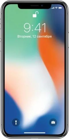 Лот: 11184663. Фото: 1. Apple iPhone X 64GB (серебристый... Смартфоны