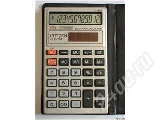 Лот: 304101. Фото: 1. Калькулятор Citizen SLD-767. Другое (бытовая техника)