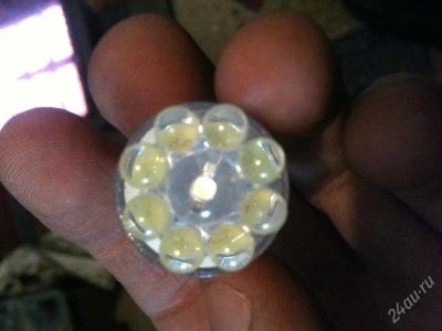 Лот: 2407399. Фото: 1. светодиод 12v,9 Led, б/ц. 1-а... Оптика и освещение