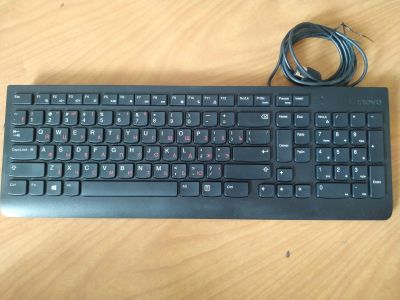 Лот: 18831460. Фото: 1. Клавиатура Lenovo 300 USB. Клавиатуры и мыши