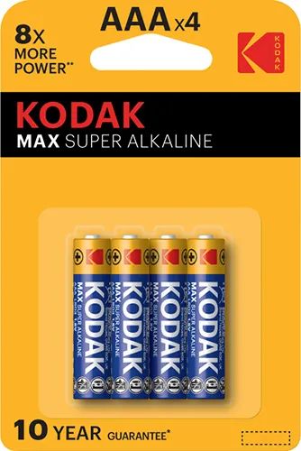 Лот: 24529395. Фото: 1. Батарейки Kodak Max Super Alkaline... Батарейки, аккумуляторы, элементы питания