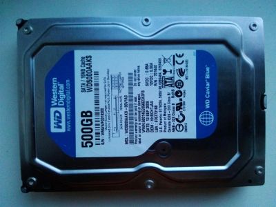 Лот: 2997372. Фото: 1. Жесткий диск Western Digital WD5000AAKS. Жёсткие диски (HDD)