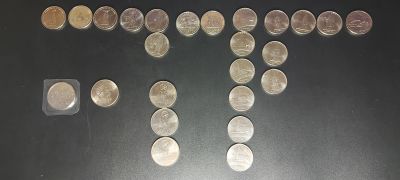 Лот: 24912084. Фото: 1. 5р и 25р 25 монет Цена за все. Россия после 1991 года