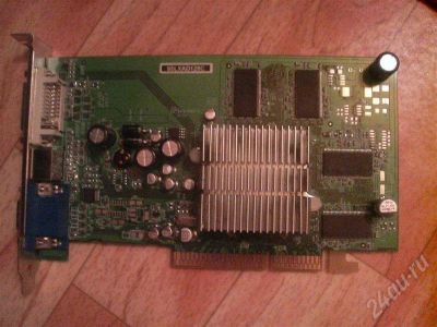 Лот: 536078. Фото: 1. GP Radeon 9550 (черн. текстолит... Видеокарты