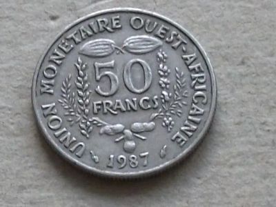 Лот: 19310272. Фото: 1. Монета 50 франк Западная Африка... Африка