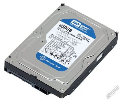 Лот: 5605891. Фото: 1. Жесткий диск WD Caviar Blue 250... Жёсткие диски (HDD)