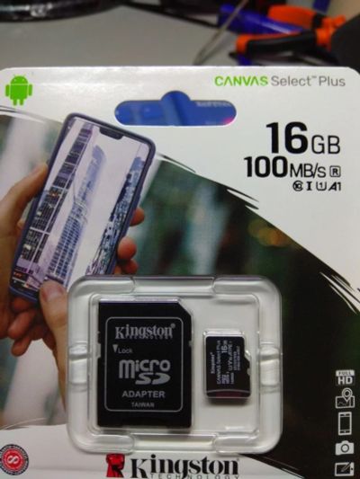 Лот: 16496958. Фото: 1. Micro SD 16Gb\карта MicroSDHC... Карты памяти