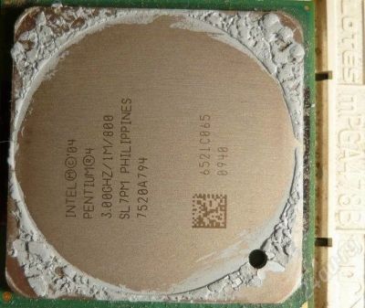 Лот: 258376. Фото: 1. Intel Pentium 4 Prescot 3Ghz/800Mhz... Процессоры