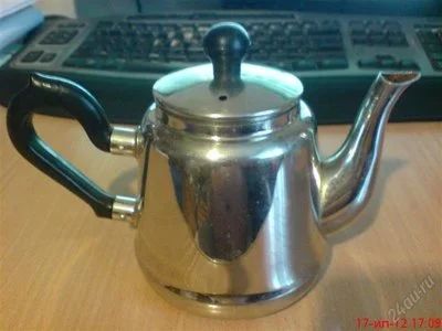Лот: 1951801. Фото: 1. Заварничек (заварной чайник) Кольчугинский... Кружки, стаканы, бокалы