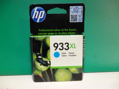 Лот: 10833690. Фото: 1. Картридж HP CN054AE ( 933XL, blue... Картриджи, расходные материалы