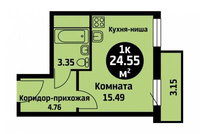 Лот: 15541816. Фото: 1. аренда. Квартиры, студии