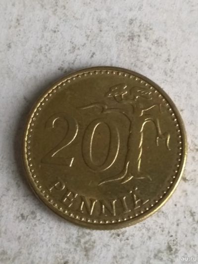 Лот: 16496225. Фото: 1. Финляндия 20 пенни, 1984. Европа