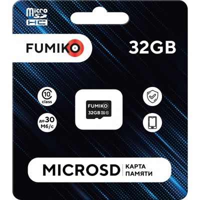Лот: 19699485. Фото: 1. Флешка microSDHC SD Fumiko 32Гб... Электроприборы для автомобиля