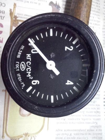 Лот: 6386353. Фото: 1. Монометр давления механический. Электрооборудование
