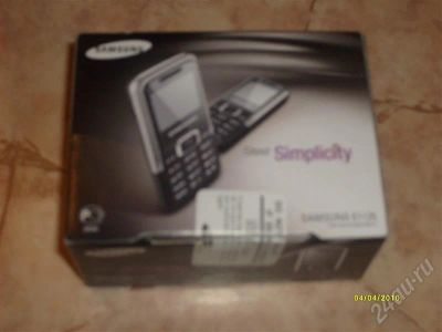 Лот: 302670. Фото: 1. коробка с доками от Samsung E1125. Другое (смартфоны, связь, навигация)