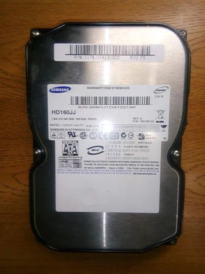 Лот: 16930384. Фото: 1. Жёсткий диск Samsung 160GB. Жёсткие диски