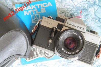 Лот: 5822149. Фото: 1. ф/а Praktica MTL5 с объективом... Плёночные зеркальные