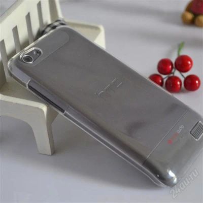 Лот: 2693464. Фото: 1. Чехол пластик прозрачный для HTC... Чехлы, бамперы