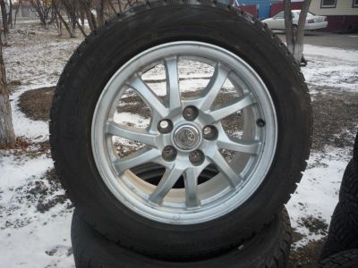 Лот: 4792151. Фото: 1. Шины и диски с Японии 215/55 R16... Шины на дисках