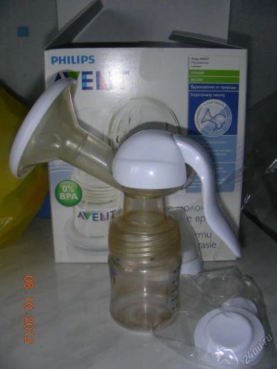 Лот: 5684322. Фото: 1. Ручной молокоотсос Philips Avent. Всё для кормления