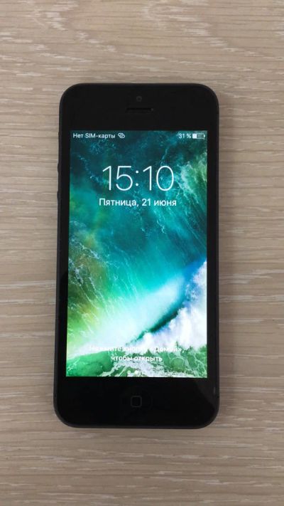 Лот: 13948513. Фото: 1. iPhone 5 16GB Black / Айфон 5... Смартфоны