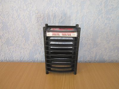 Лот: 25371502. Фото: 1. Полка на 10 аудиокассет. Кронштейны, стойки, подставки