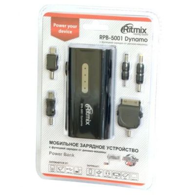 Лот: 10455449. Фото: 1. Внешний аккумулятор Ritmix RPB-5001... Внешние, портативные аккумуляторы для смартфонов (Power bank)