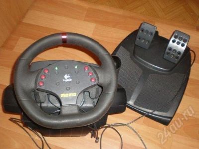 Лот: 586219. Фото: 1. руль MOMO Logitech. Рули, джойстики